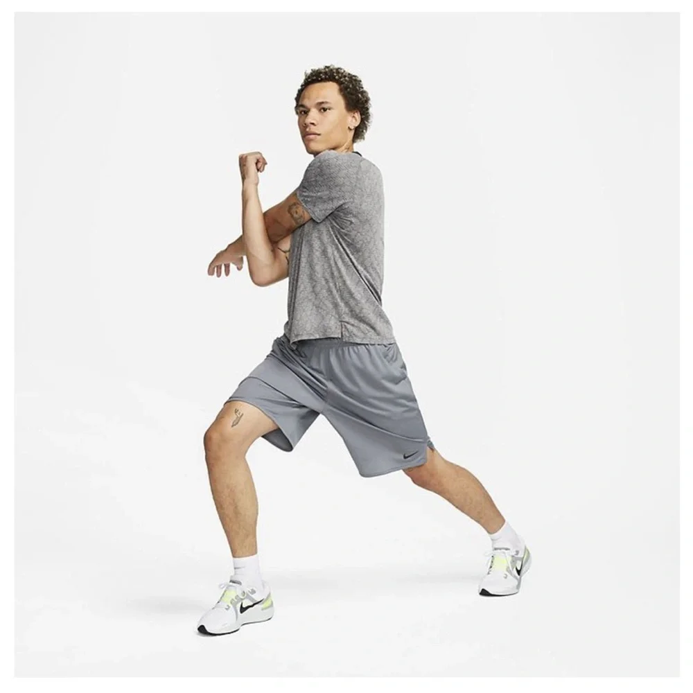 Nike Men's Dri-Fit grey Athletic Shorts - Picture 5 of 6